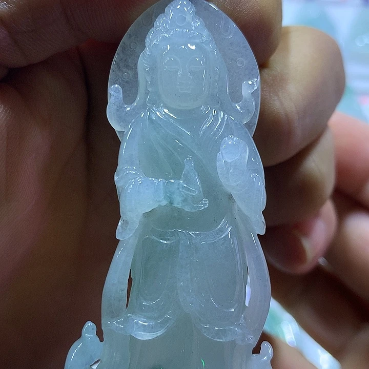 翡翠未镶嵌颈饰天然翡翠A货吊坠