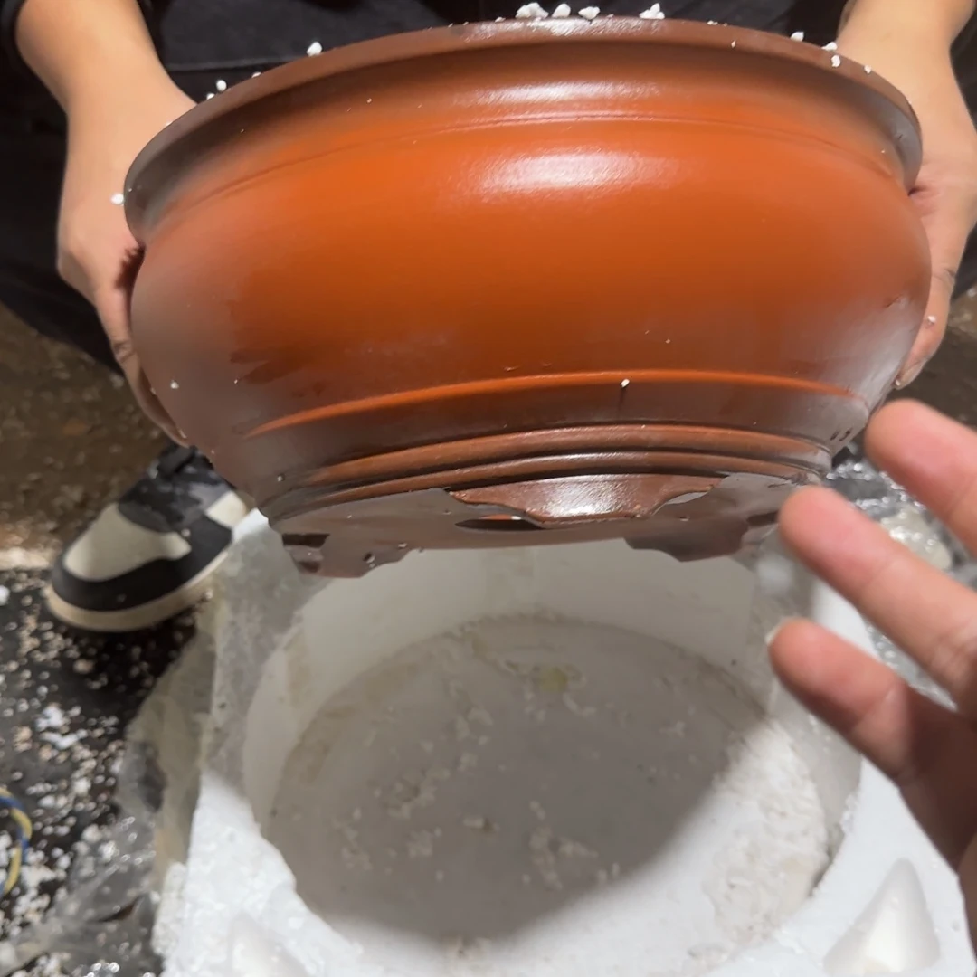 紫砂花盆口径25.11口径