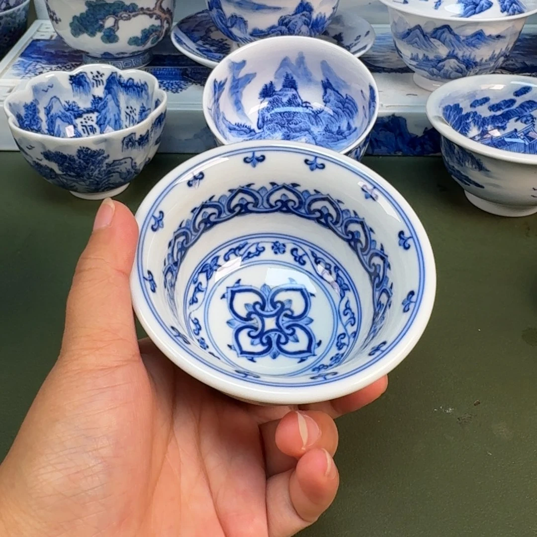 景德镇纯手绘茶具圆圆265