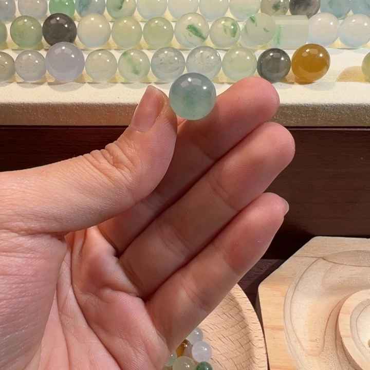 翡翠散珠天然缅甸翡翠A货11.9