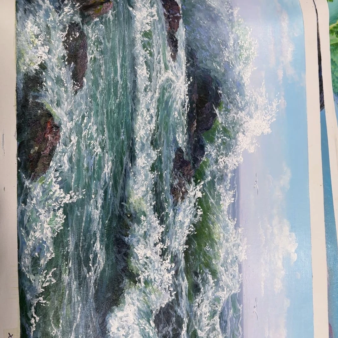 油画不知道为什么我的微博视频都