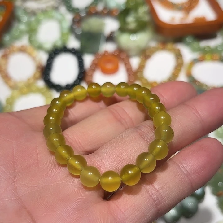 蛇纹石玉未镶嵌手串