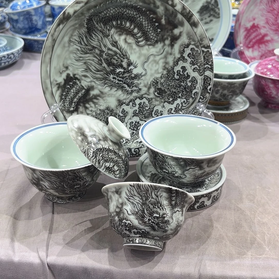 瓷片景德镇瓷器博物陈列