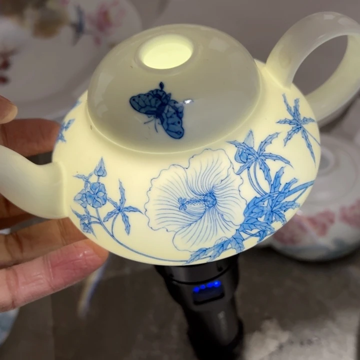 壶手绘大球泥茶壶一个200毫升