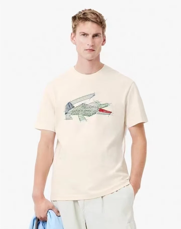 涂鸦刺绣 潮流时尚 圆领短袖T恤