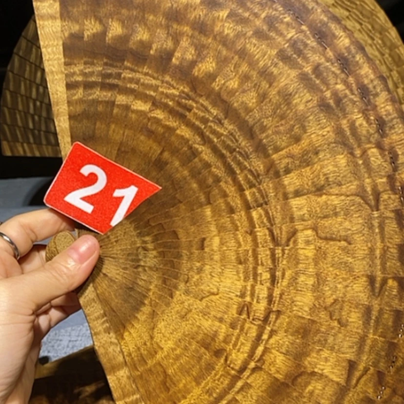 【闪购商品】金丝楠沙**夫金丝楠木扇子