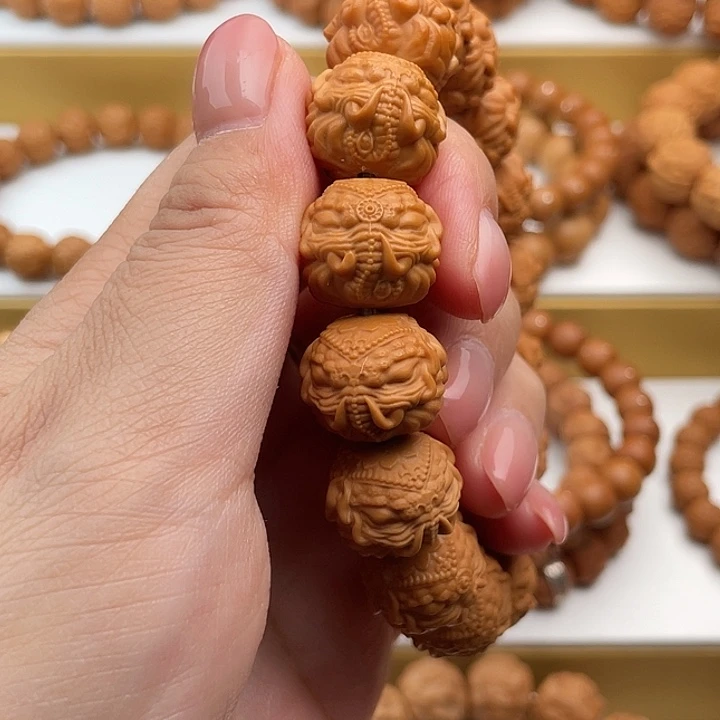 吊坠猴头核桃全品无暇六牙大象神