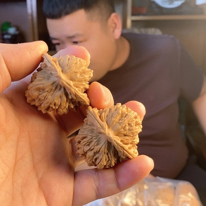 文玩核桃把件篓子9.8