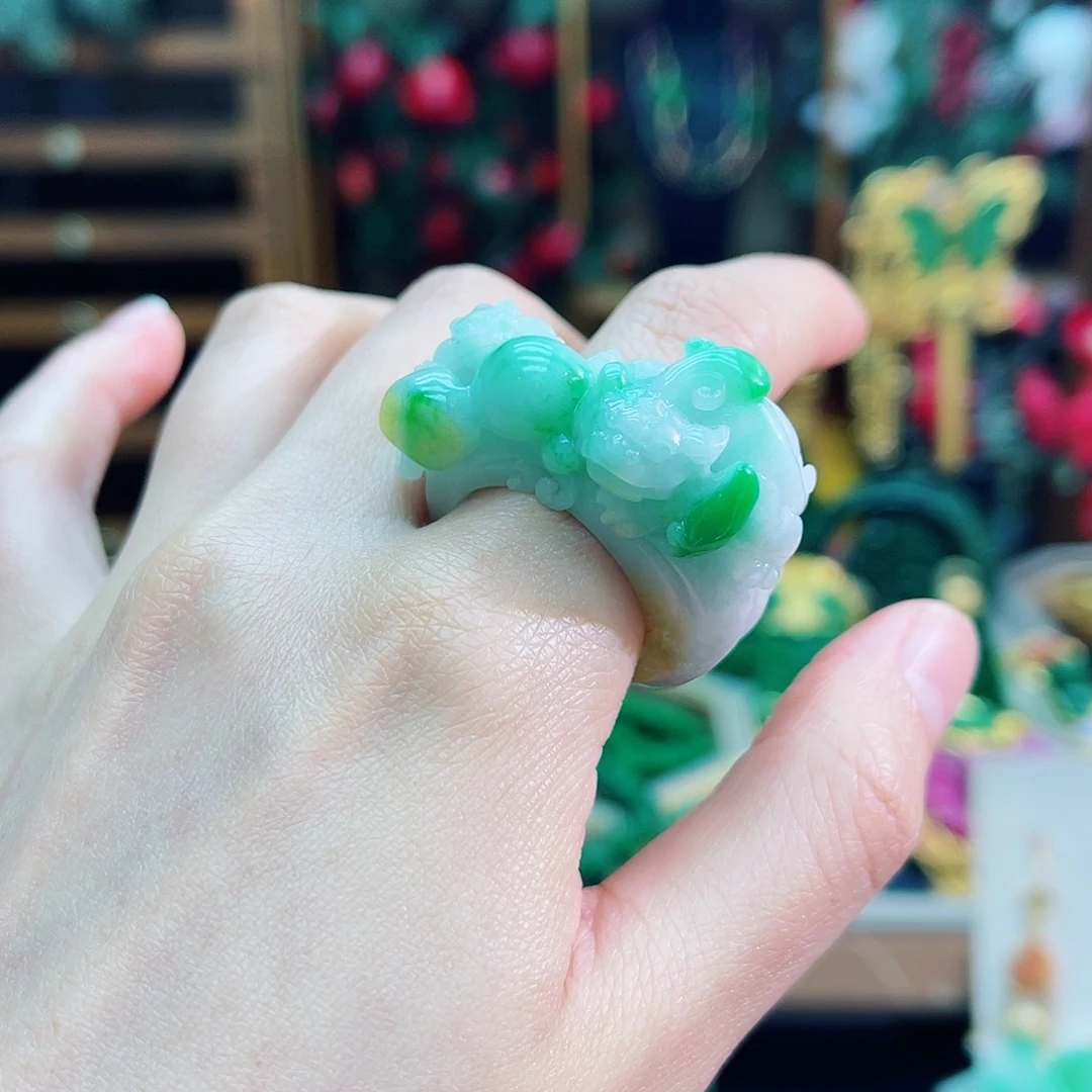 未镶嵌戒指翡翠48小时鉴赏期1