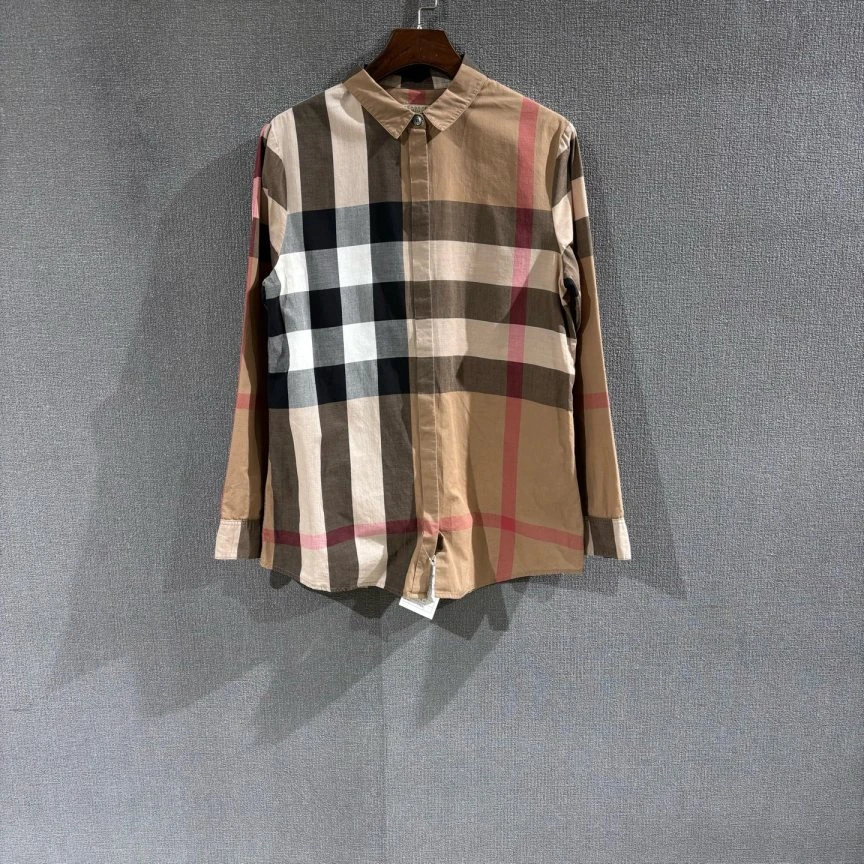 99新 BURBERRY/博柏利 （pm）格纹衬衫 xs码/9122