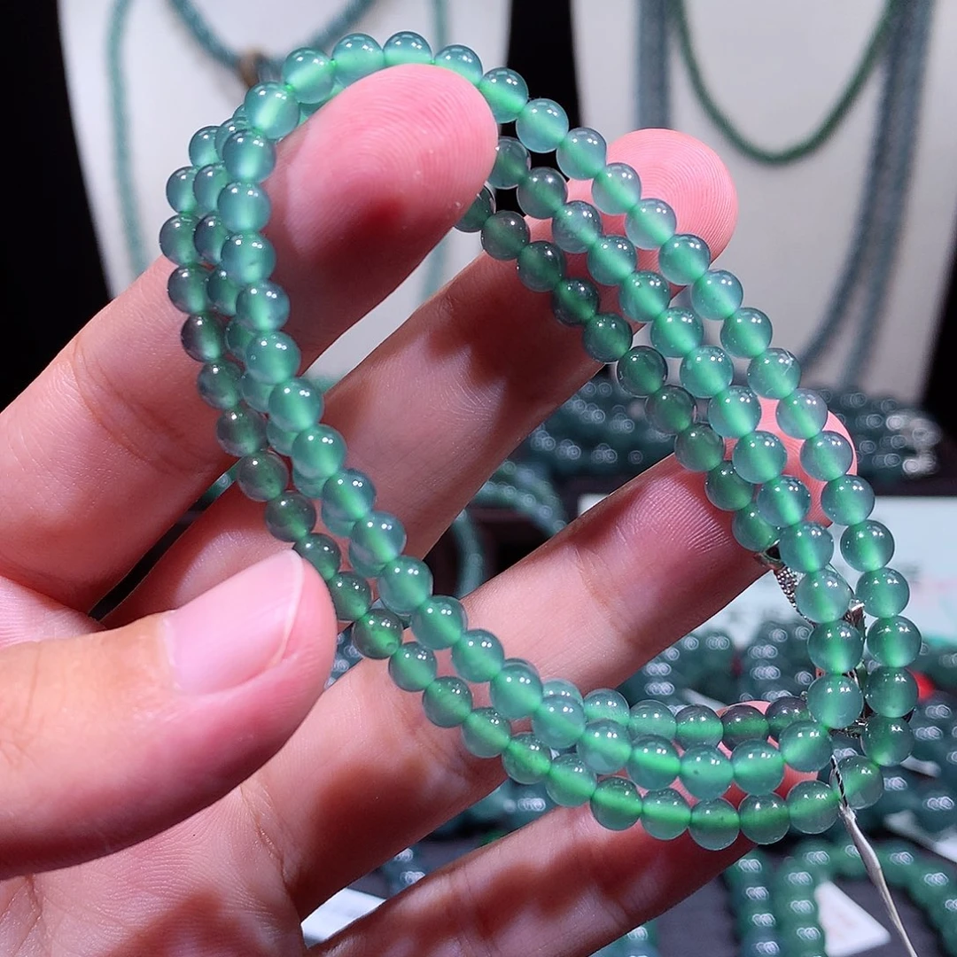 翡翠未镶嵌手链天然a货翡翠项链4.8