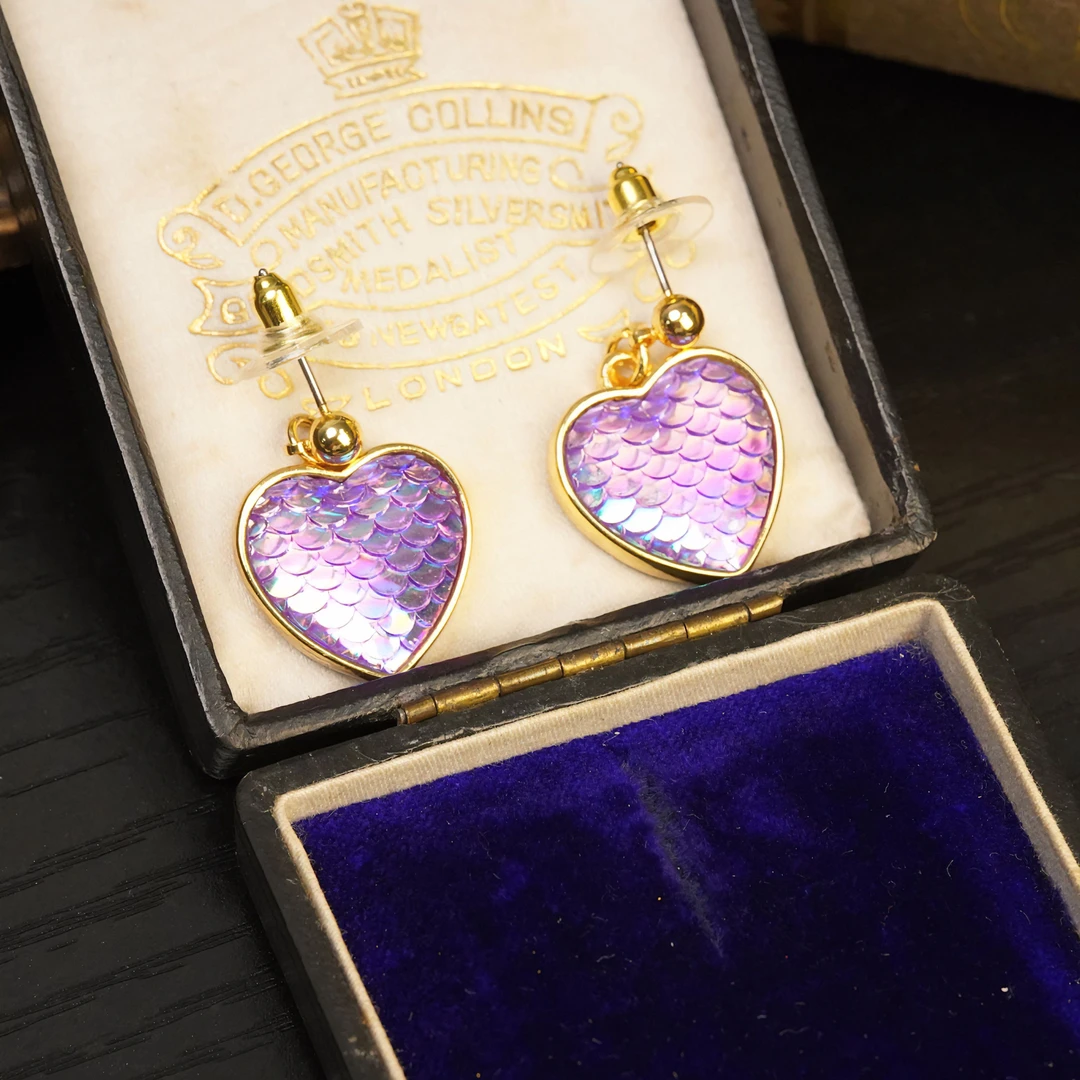 铜合金耳饰 【9069】lele耳钉简约气质复古精致小众优雅