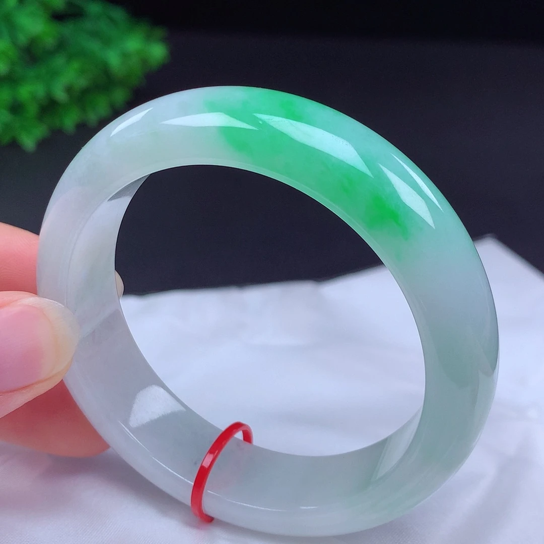 翡翠未镶嵌手镯56圈口431625