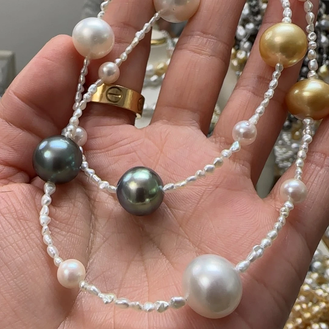 海水珍珠颈饰未镶嵌兰**芳