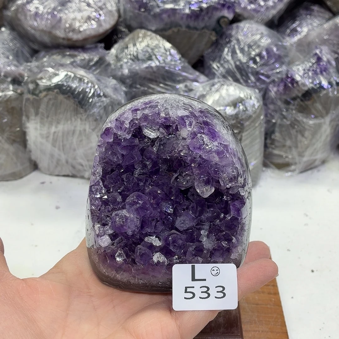 未镶嵌摆件水晶天然紫水晶