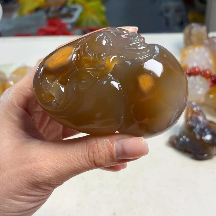 玛瑙/玉髓未镶嵌吊坠(不含链)