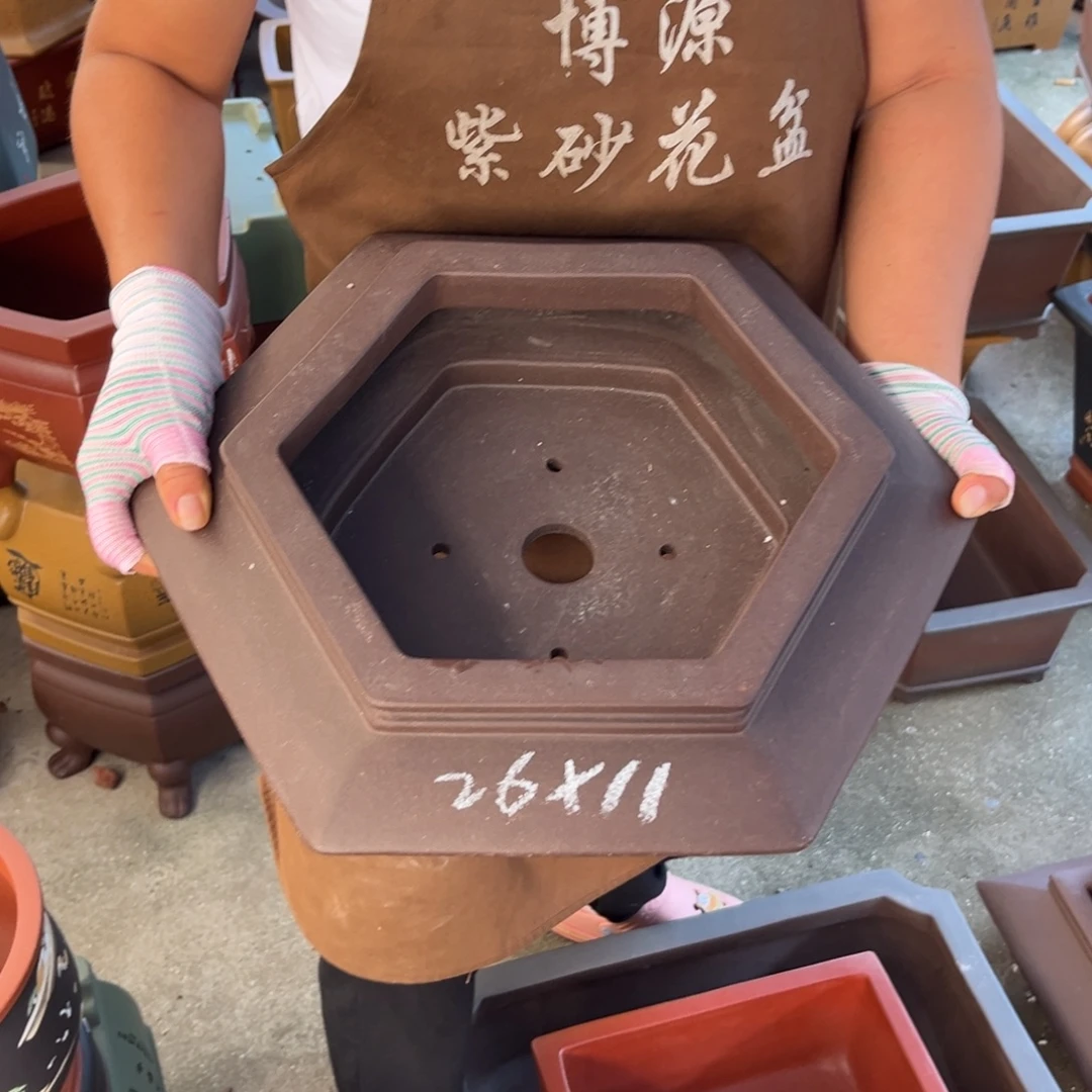 紫砂花盆盆景艺术