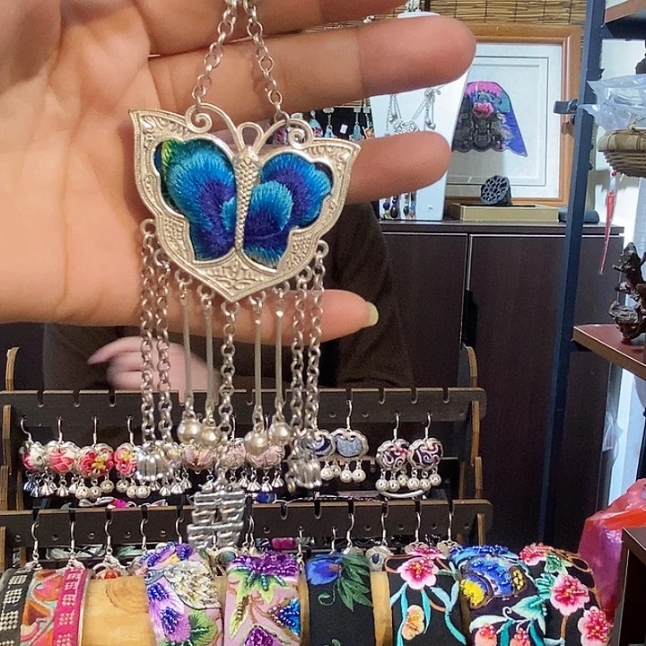 纯铜锆石合金项链