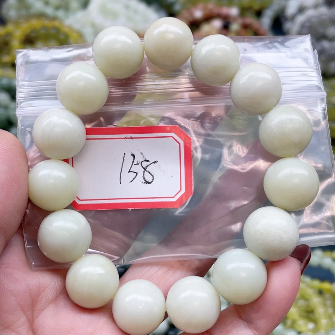 未镶嵌蛇纹石玉手串