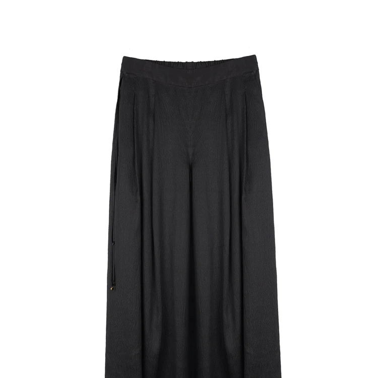 【非遗香云纱】重磅珍珠缎香云纱阔腿裤CD2167574