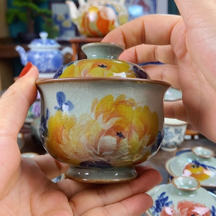 瓷片手工制作工艺精湛等特点