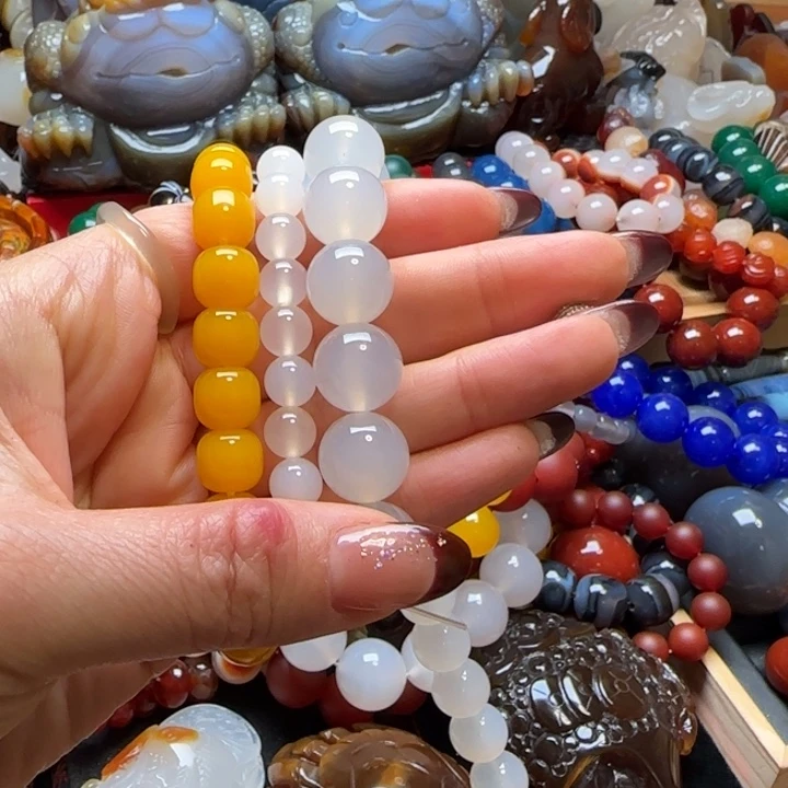 橙***c玛瑙/玉髓未镶嵌珠宝半成品