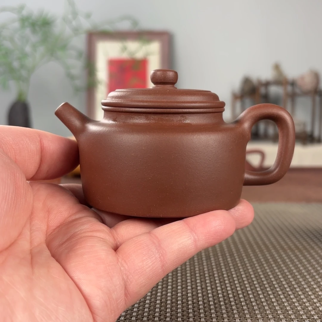 紫砂茶壶黄龙山原矿紫砂壶170