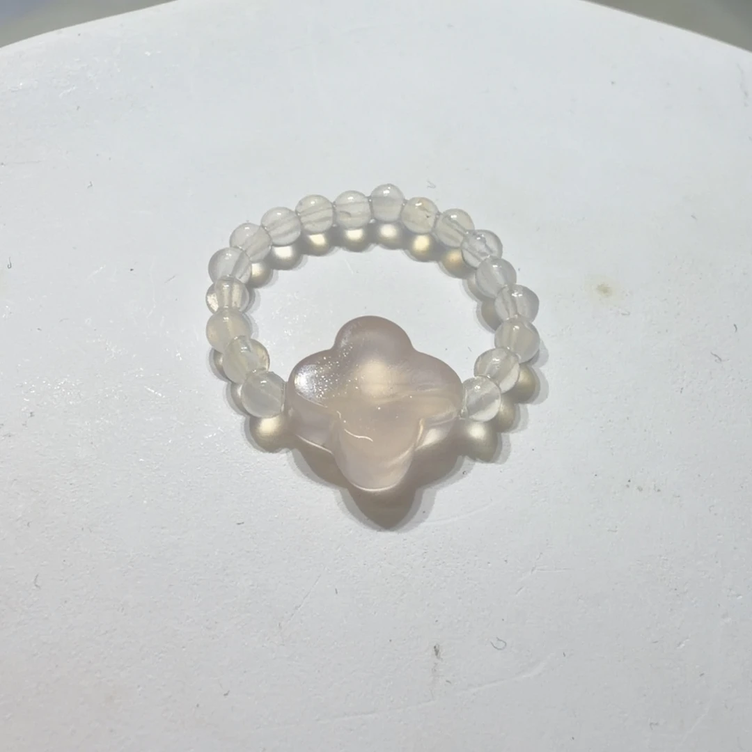 玛瑙/玉髓未镶嵌戒指不退换标注尺码