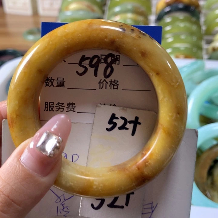 蛇纹石玉手镯未镶嵌598