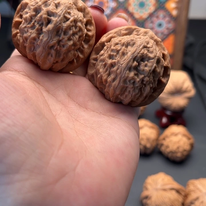 吊坠文玩核桃金麒麟42