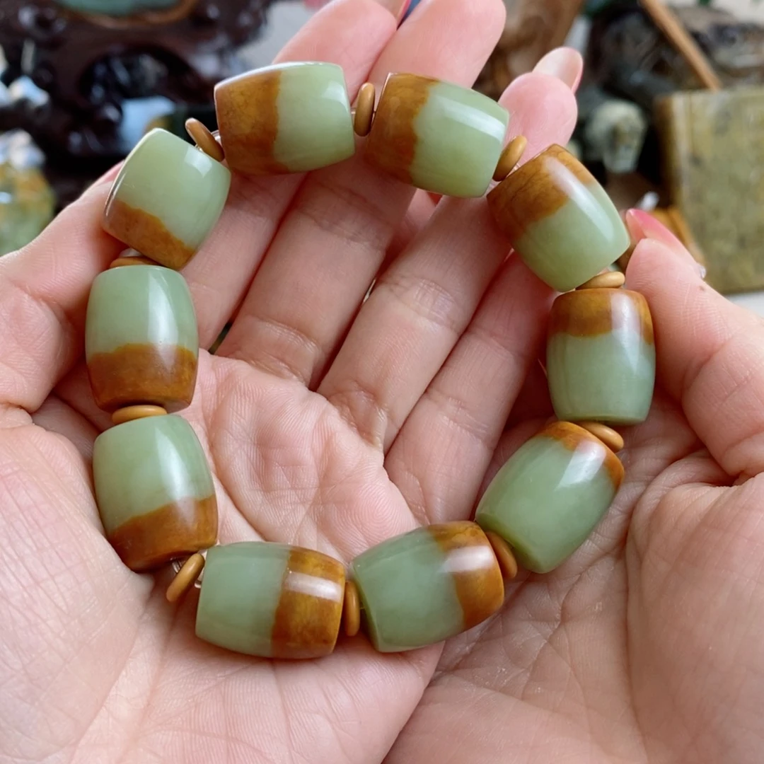 和田玉手链未镶嵌