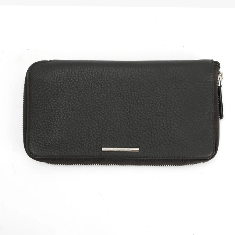 杰尼亚 ZEGNA EZ男士商务手拿包经典钱包多功能卡包 C1076AT0EMRS