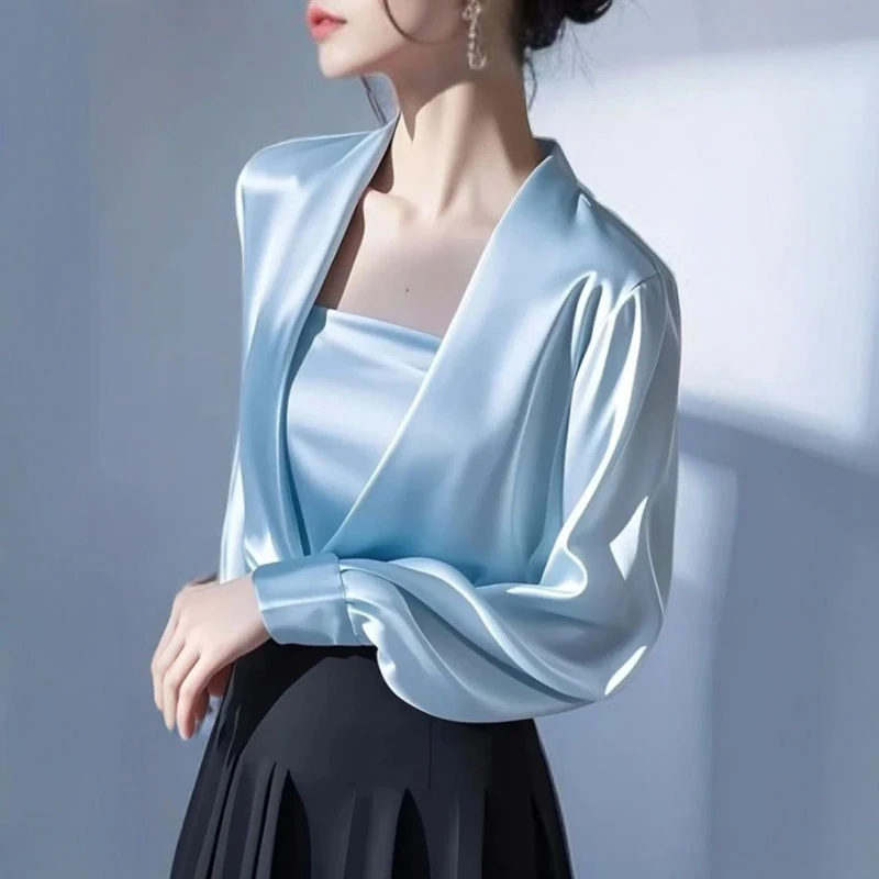 超好看独特漂亮上衣气质衬衫女高级感轻奢减龄洋气春秋2025年新款