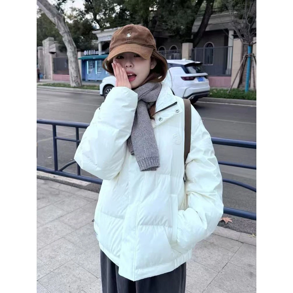 8054 M韩系羽绒服女冬季2025新款宽松保暖外套8202