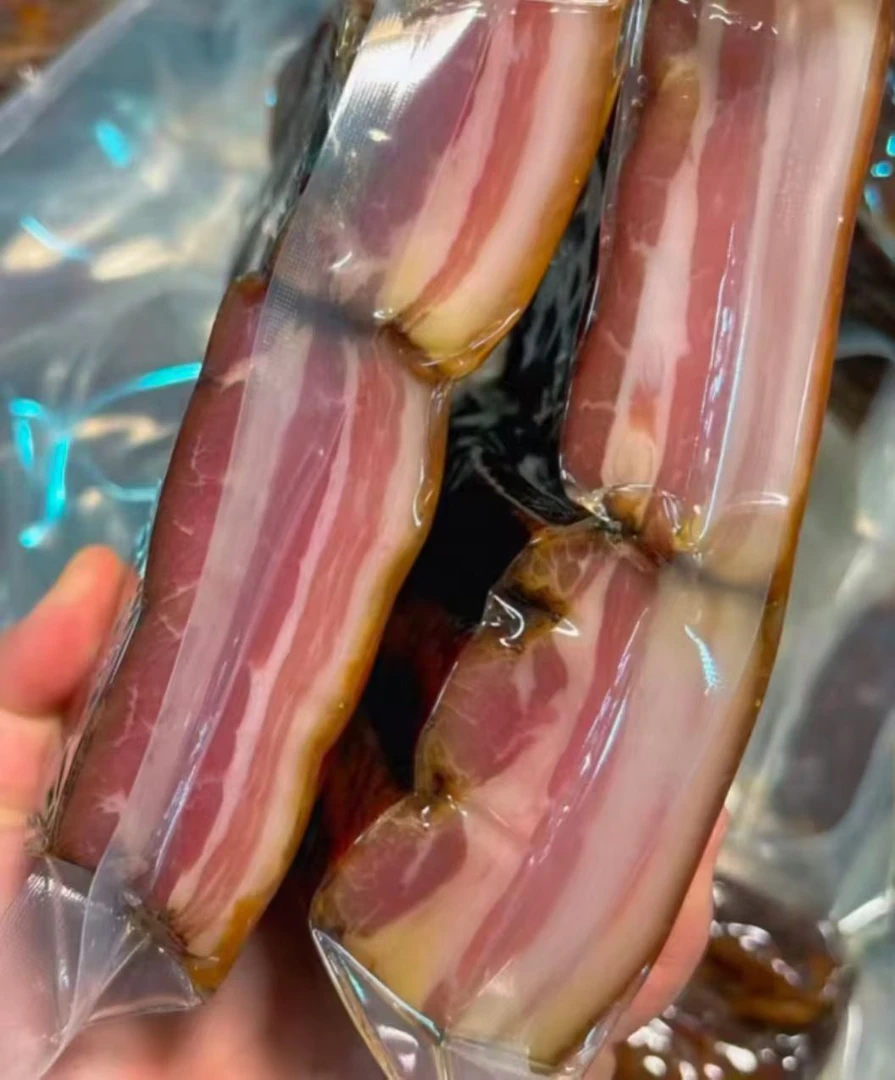 手工腊肉传统腌制优质腊味食用农家烟熏老腊肉肉质紧实熏制土猪