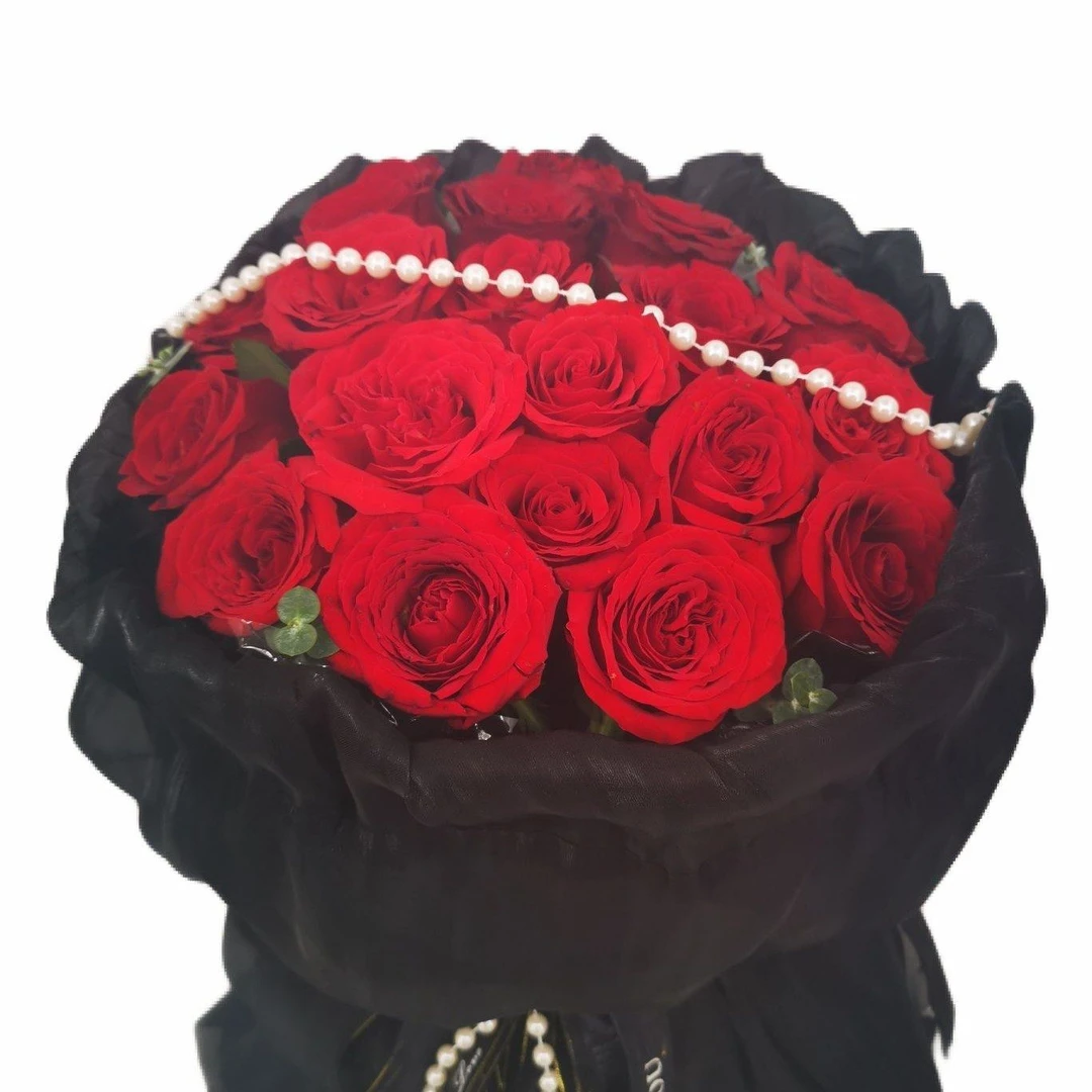 礼物推荐-19支红玫瑰小香风款花束