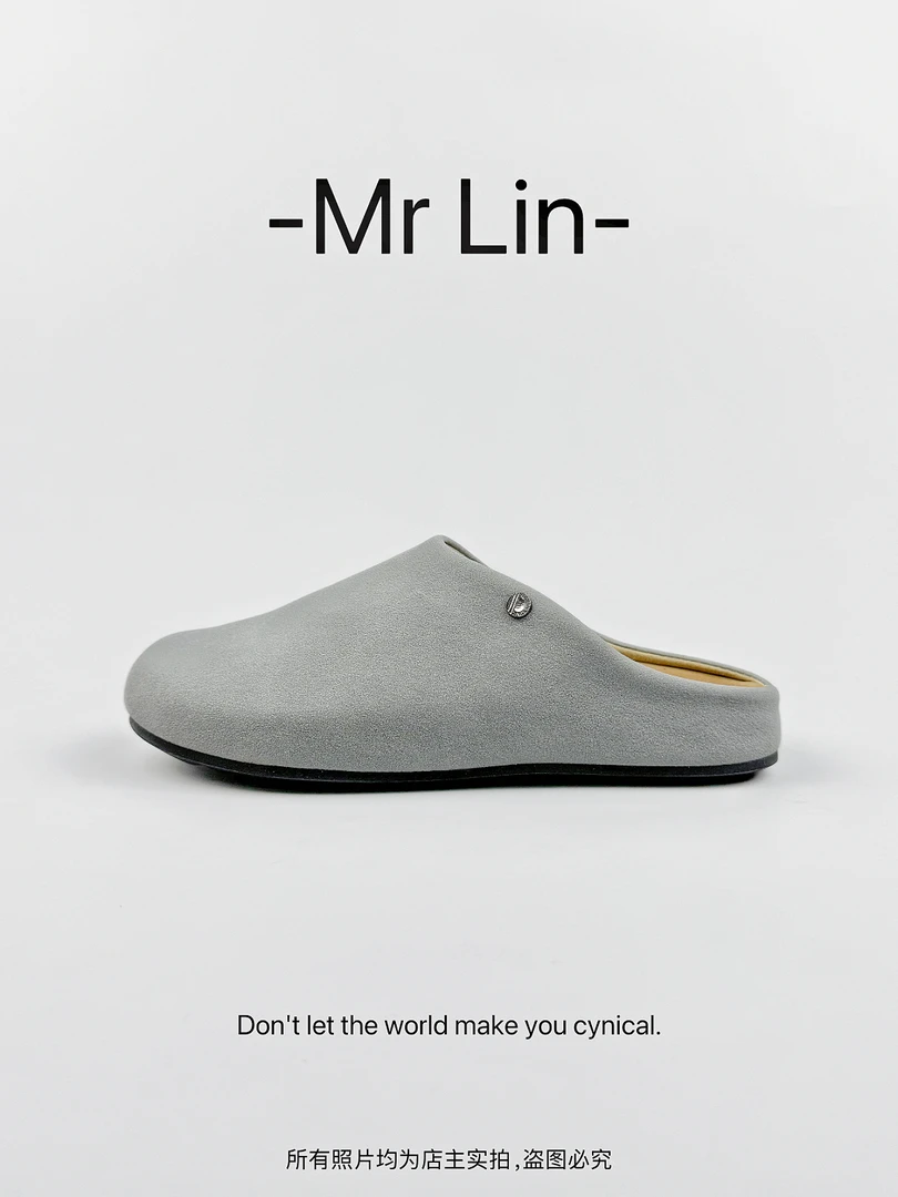 【Mr.Lin】勃肯鞋男女2025年秋冬穆勒拖鞋大码厚底休闲包头拖慵懒