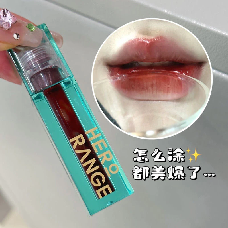 黄黑绿皮怎么涂都美爆了!颜色超春夏水光镜面唇釉成膜不掉色沾杯