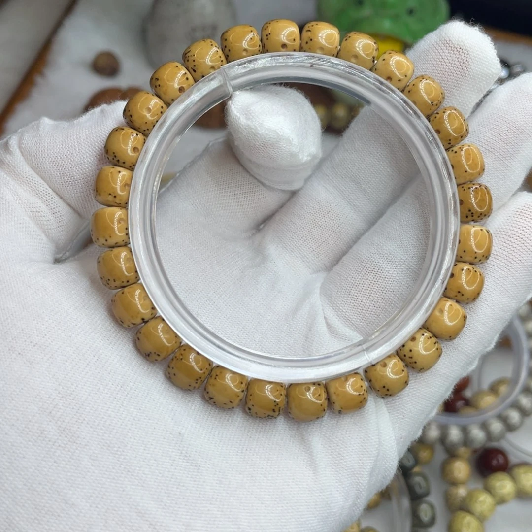 星月菩提手串8/7原白通体