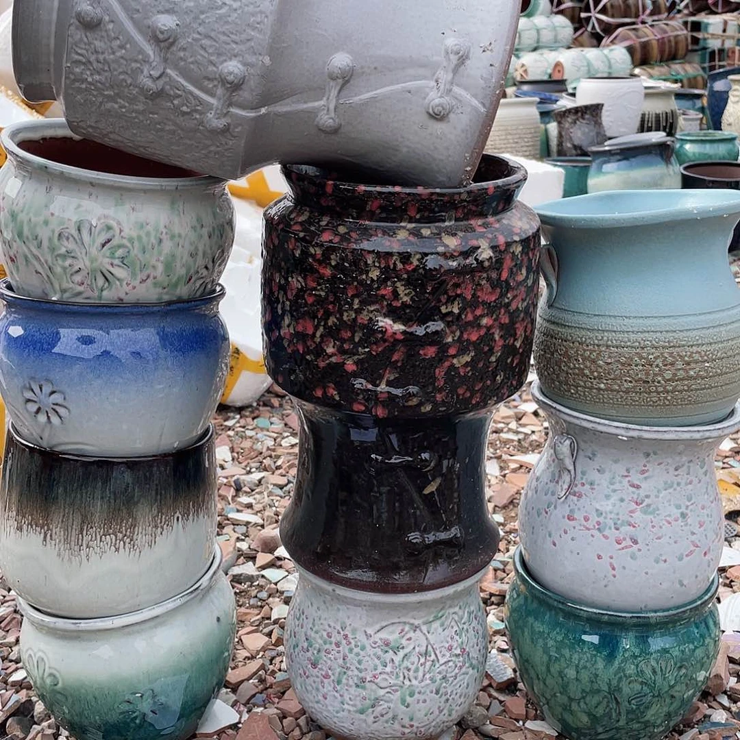 红陶王嫂花盆0217-968框