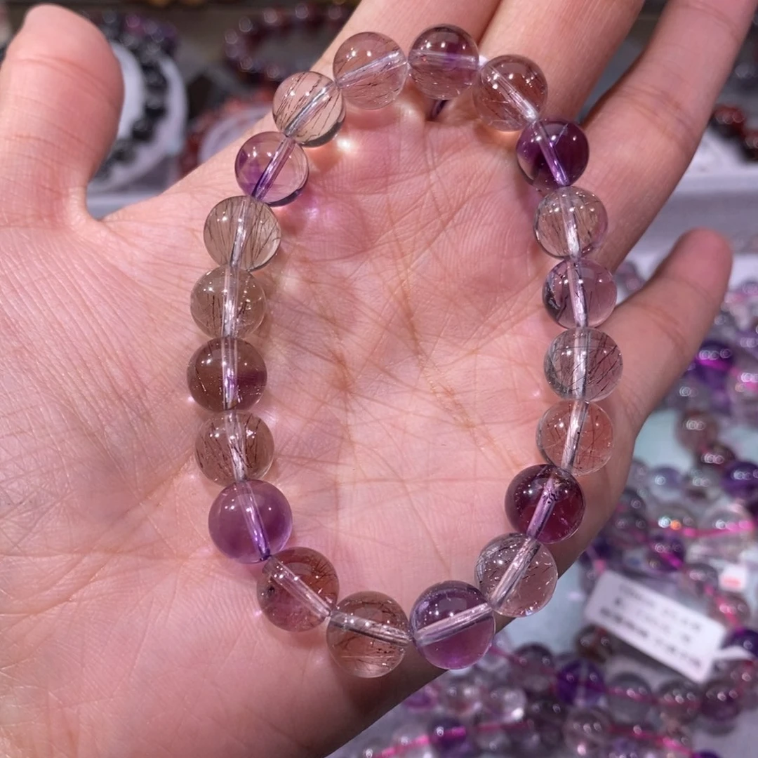 水晶手链未镶嵌H*?手链9.8mm