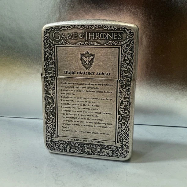 Zippo打火机古银1941冰与火之歌DYJ1
