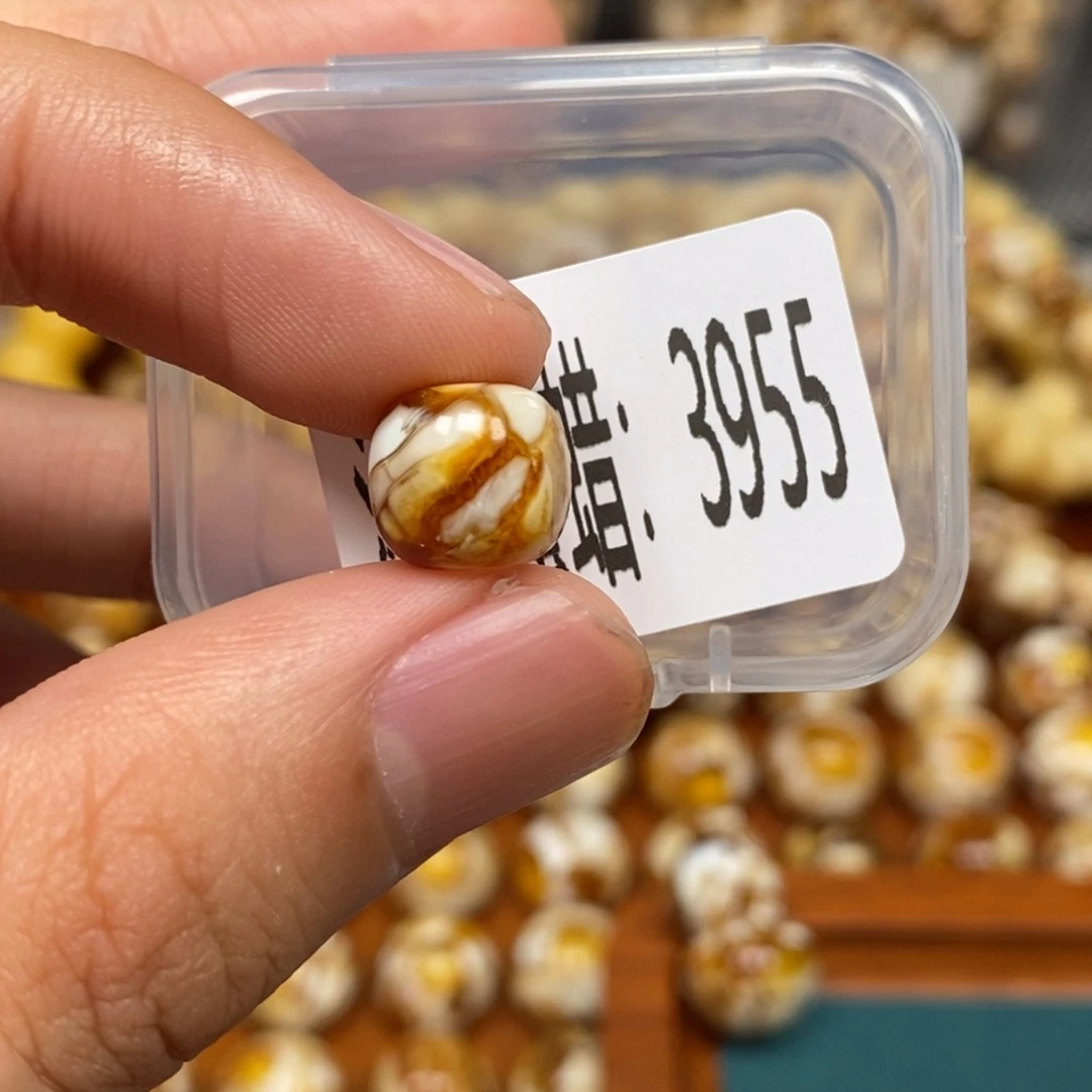 猴头核桃把件沁色圆珠老型3955