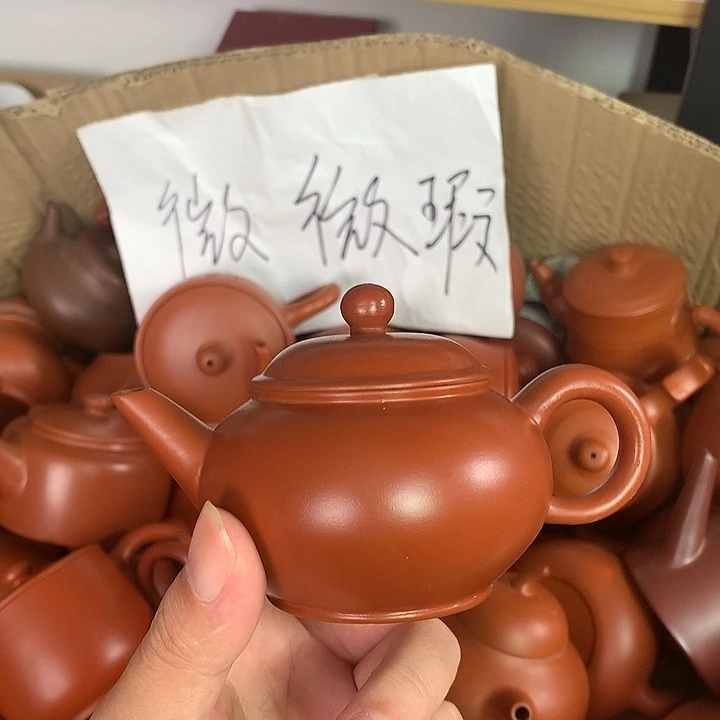 原矿朱泥茶具茶壶家用130