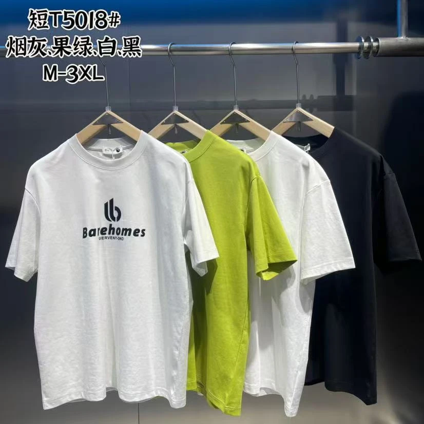 Y-5018园-时尚潮牌男女同款短袖