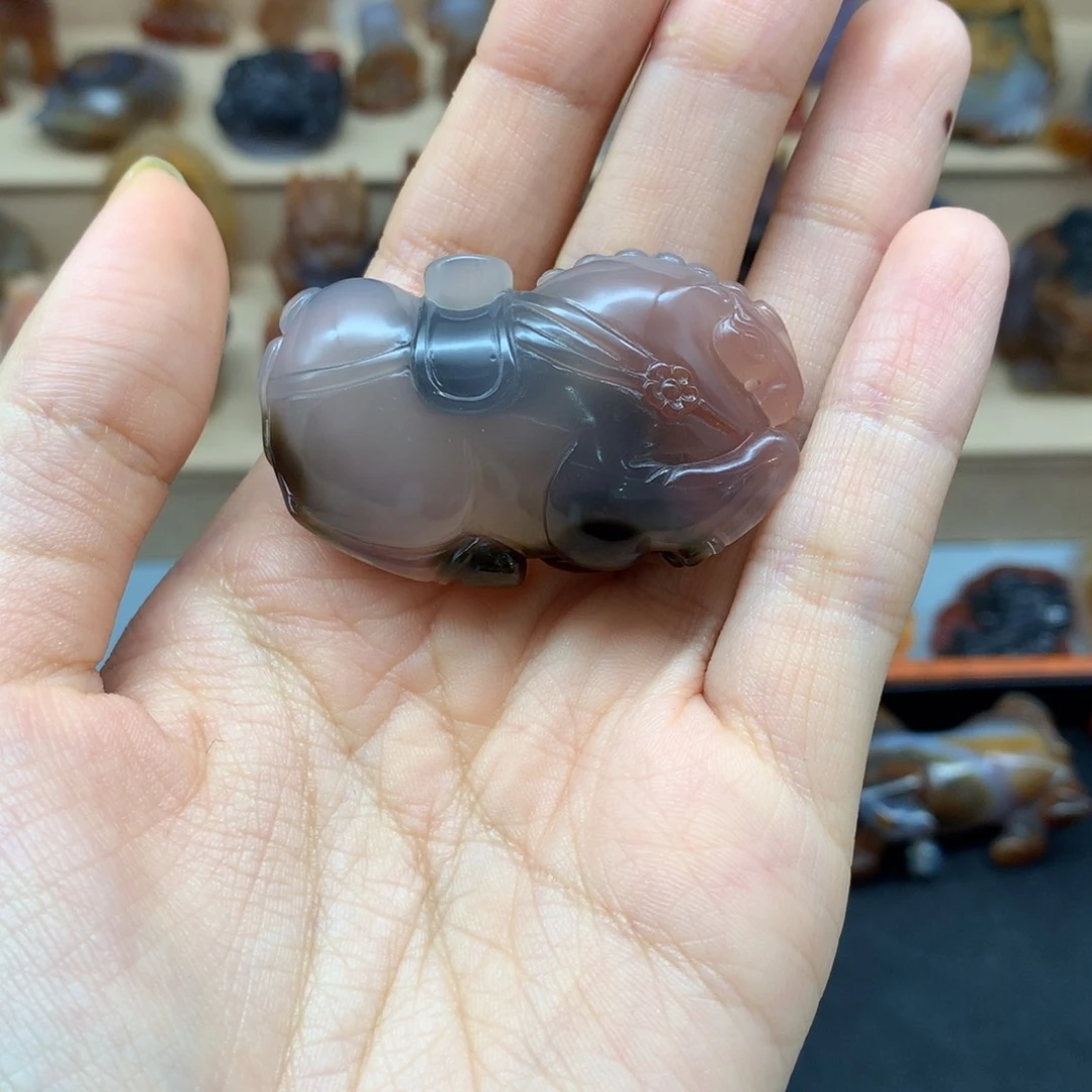 未镶嵌吊坠(赠链)玛瑙/玉髓曙*