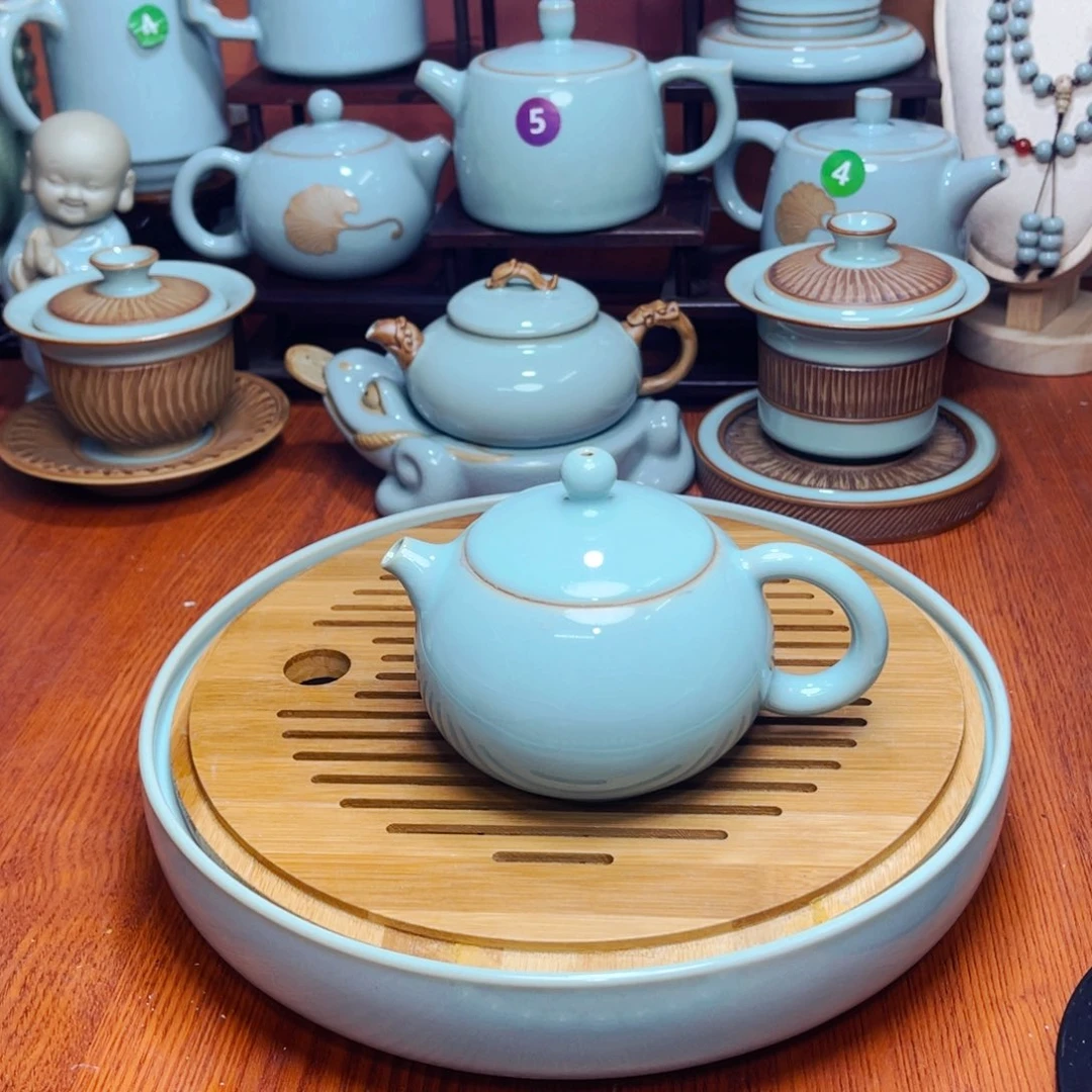 【闪购商品】御龍汝瓷厂.正宗品牌汝瓷茶器，手珠大全