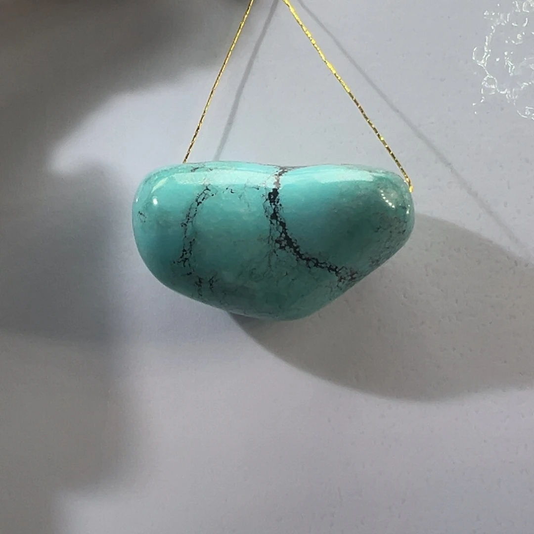 绿松石未镶嵌挂件