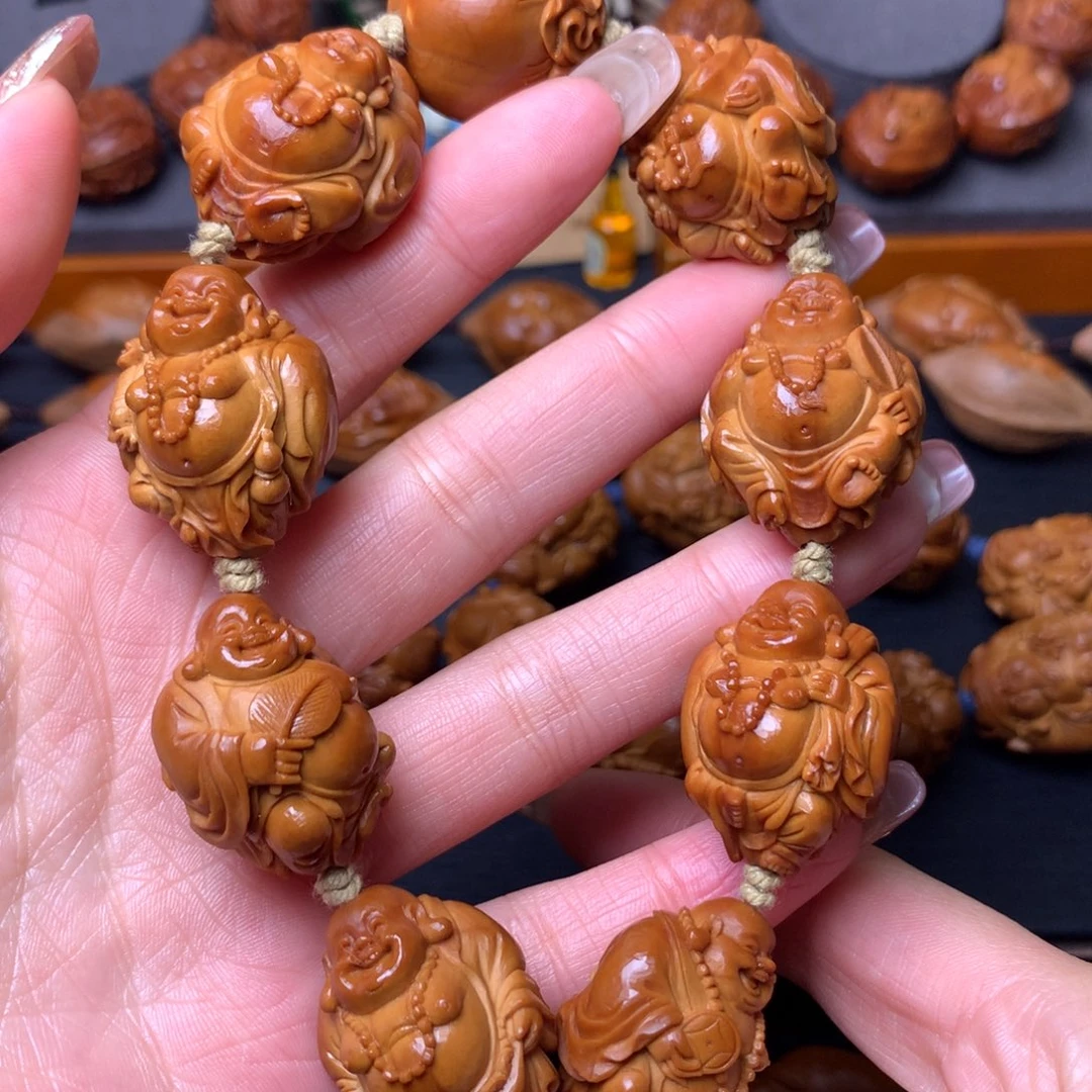 橄榄核手串/手链八宝弥勒