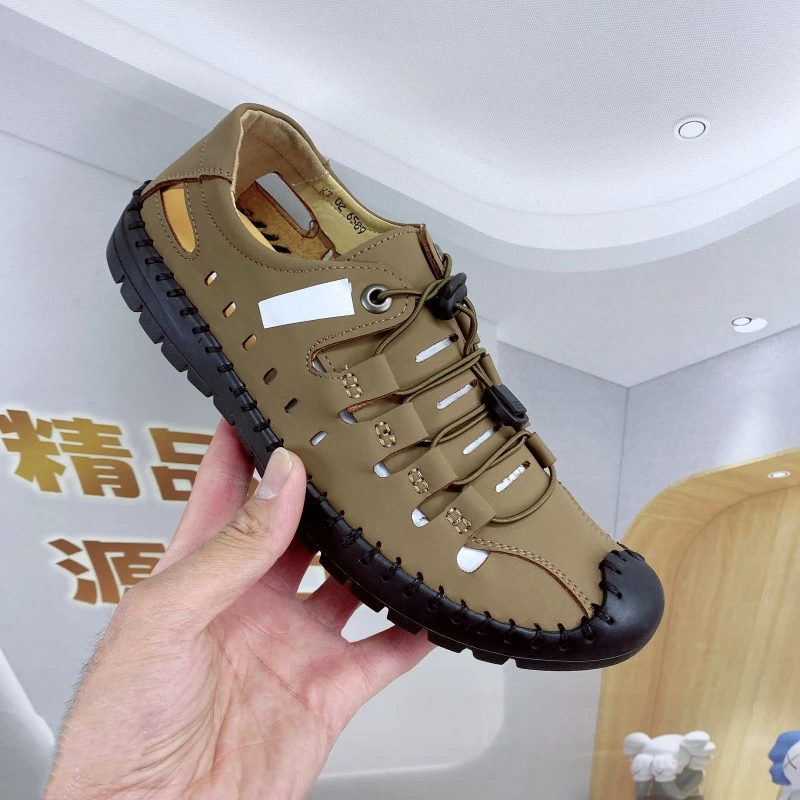 【断码】男士透气百搭休闲洞洞鞋6589